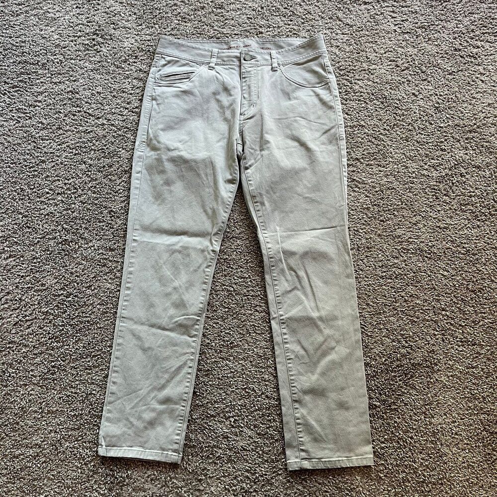 Rhone Everyday Twill 5 Pocket Chino Golf Pants Stretch Grey Mens 31 31x29